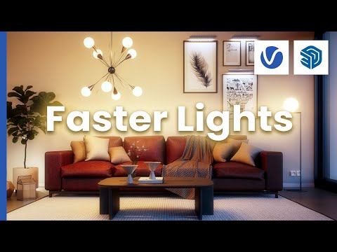 Faster Lighting with V-Ray 7