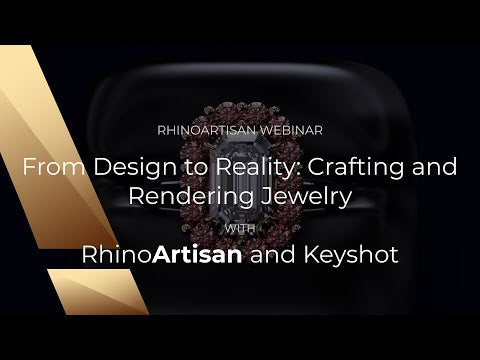 From Design to Reality: Crafting and Rendering Jewelry with RhinoArtisan and Keyshot