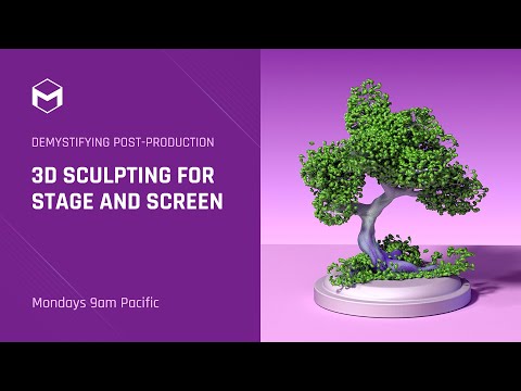 Demystifying Post Production - 3D Sculpting For Stage and Screen - Week 2