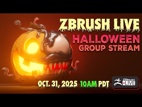 Halloween ZBrush Live Special Group Stream