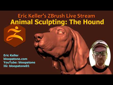 Creature Sculpting and Animal Anatomy with Eric Keller:  Hound Part 1