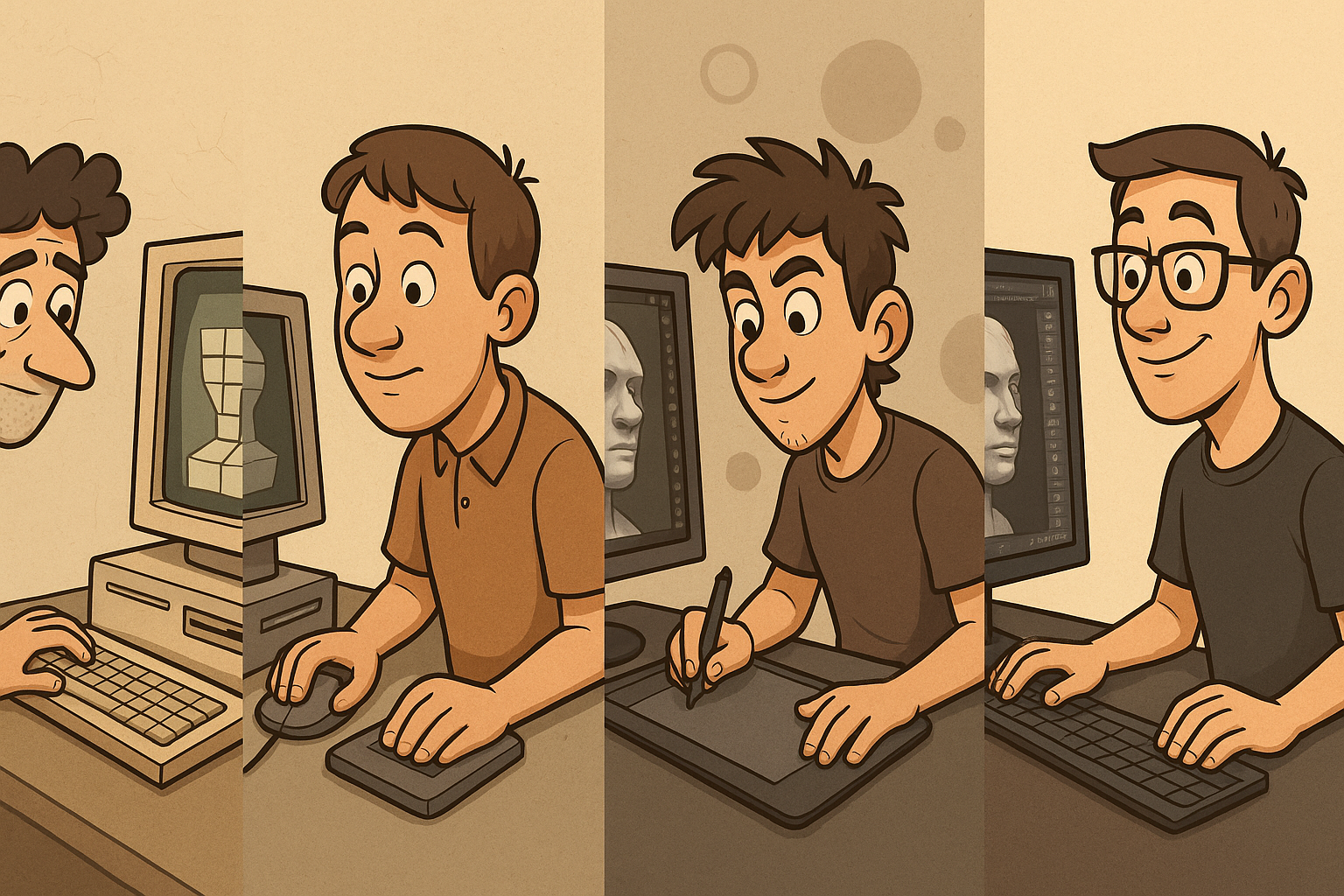 Design Software History: The Evolution of Digital Sculpting: From Early Experiments to Advanced Creative Tools in Design Software History