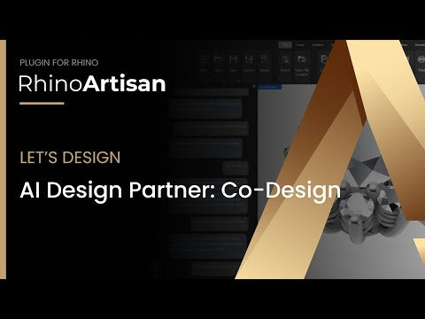 Your New AI Design Partner: Co-Design in RhinoArtisan