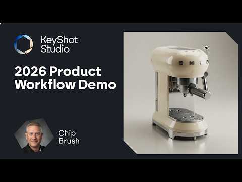 Getting Started with KeyShot Studio - 2026 Product Workflow Demo