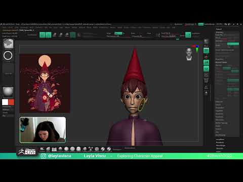 Exploring Character Appeal – Layla Viscu – ZBrush 2023