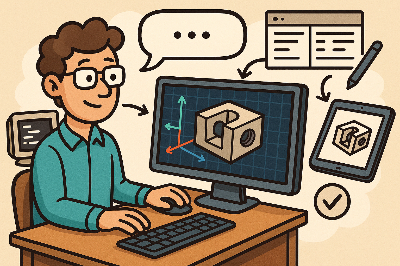 Design Software History: Conversational CAD: From Command-Line Grammar and Scripting to Multimodal, Auditable Parametric Workflows