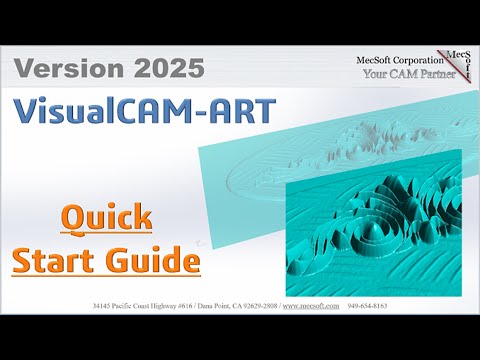 VisualCADCAM ART 2025 Quick Start