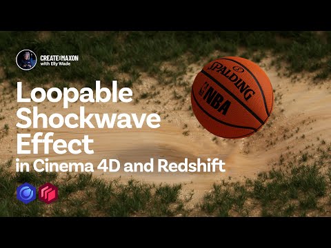 Create a Loopable Shockwave Effect in Cinema 4D and Redshift