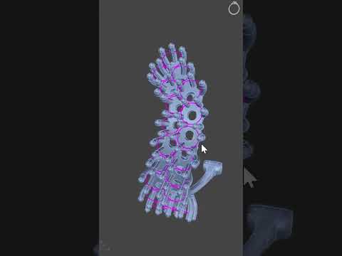 Gem Placement with Circular Curves | RhinoArtisan #Short