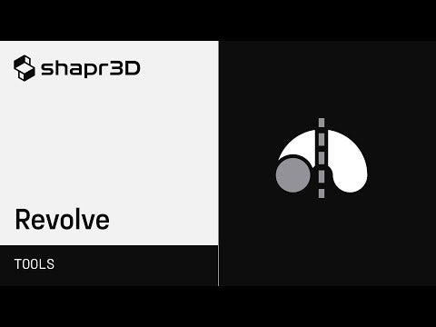 Shapr3D Manual - Revolve | Tools