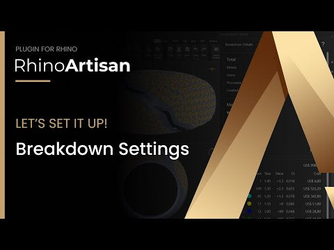 Tutorial: Master Breakdown Settings | RhinoArtisan