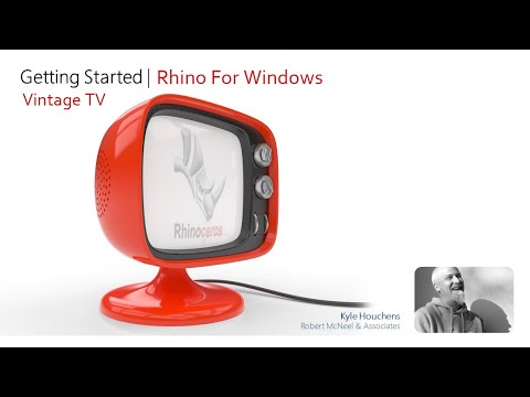 Getting started Rhino 8 for Windows- Vintage  TV full build