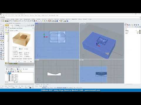 CAMJam #357: Using Align Stock in MecSoft CAM