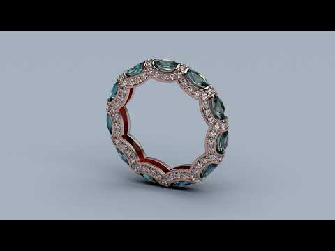 Sapphire Band Ring | RhinoArtisan