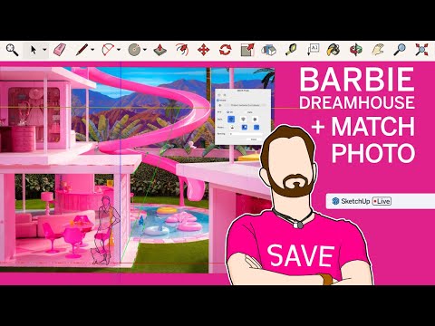 3D Modeling the Barbie Dreamhouse in SketchUp