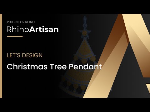 Tutorial: Christmas Tree Pendant | RhinoArtisan