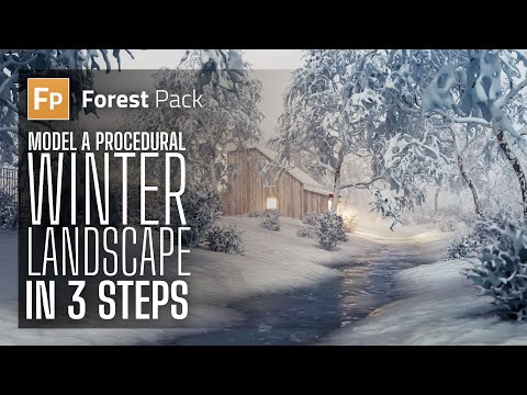 Create a Stunning Procedural Winter Landscape in 3ds Max: A 3-Step Tutorial