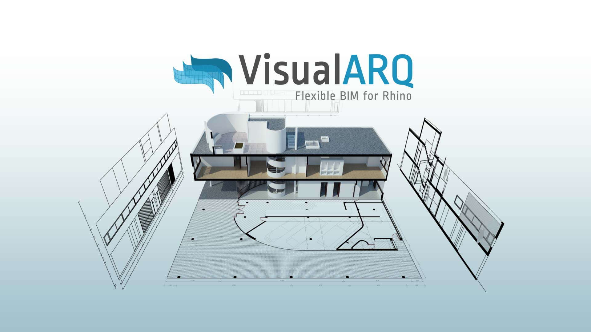 Create Slanted and Curved Curtain Walls with VisualARQ