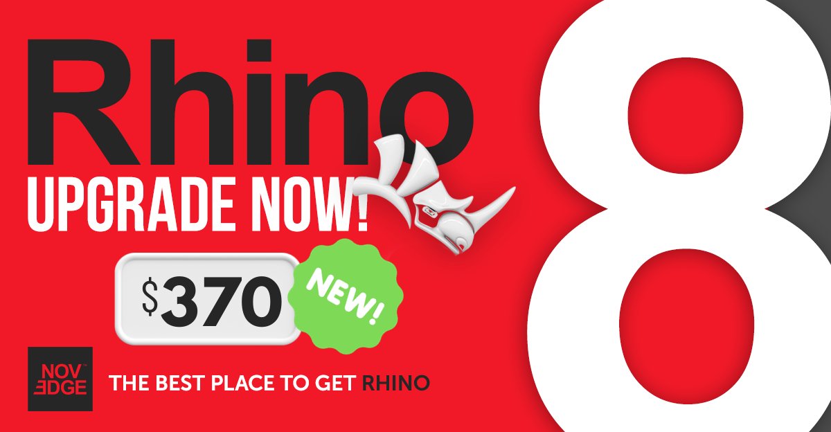 Upgrade to Rhino 8 and Save!