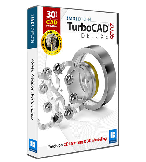 TurboCAD Deluxe 2026 for Win