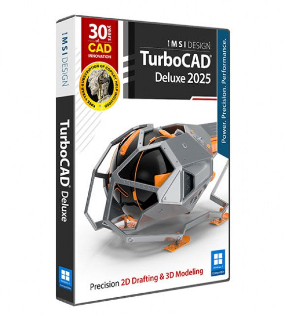 IMSI | TurboCAD Deluxe 2025 for Win - Subscription