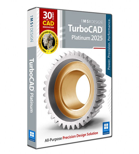 IMSI | TurboCAD Platinum 2025 for Win - Subscription