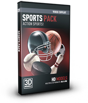 Video Copilot | Video Copilot 3D Model Pack - Sports