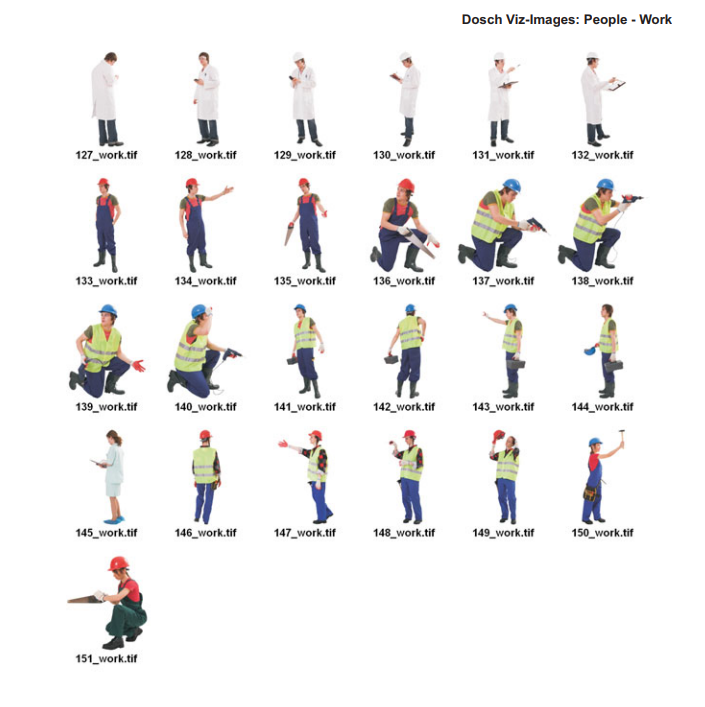 Dosch Design | DOSCH 2D Viz-Images: People - Jobs