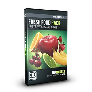 Video Copilot | Video Copilot 3D Model Pack - Fresh Food