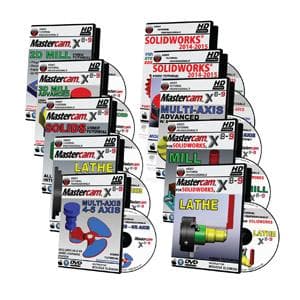 VTPros | MasterCAM X8-X9 & Solidworks 2014-2015 Bundle - Video Tutorial