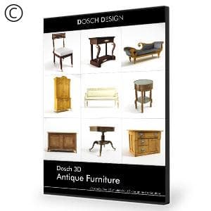 Buy DOSCH 3D: Antique Furniture | Price from $139.00 | Dosch