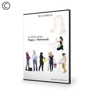 Dosch Design | DOSCH 2D Viz-Images: People - Homework