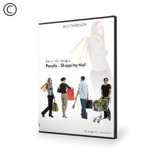 Dosch Design | DOSCH 2D Viz-Images: People - Shopping Mall