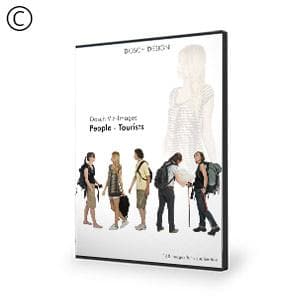 Dosch Design | DOSCH 2D Viz-Images: People - Tourists