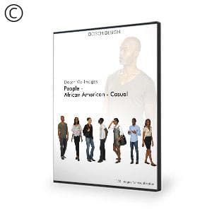 Dosch Design | DOSCH 2D Viz-Images: People - African American - Casual