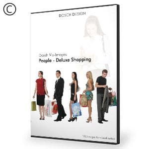 Dosch Design | DOSCH 2D Viz-Images: People - Deluxe Shopping
