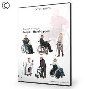 Dosch Design | DOSCH 2D Viz-Images: People - Handicapped