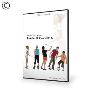 Dosch Design | DOSCH 2D Viz-Images: People - Outdoor Activity