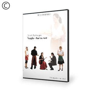 Dosch Design | DOSCH 2D Viz-Images: People - Restaurant