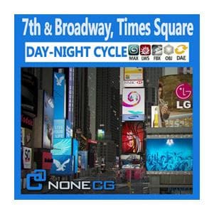 NoneCG | Architecture - NYC - Broadway, 7th Ave, Times Square