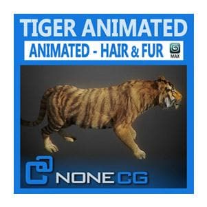 NoneCG | Mammals - Animated Tiger