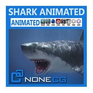NoneCG | Marine - Animated White Shark