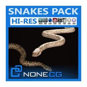 NoneCG | Reptiles - Pack - Snakes