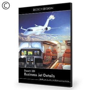 Dosch Design | DOSCH 3D: Business Jet Details