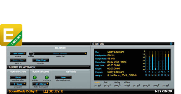 Neyrinck | Neyrinck SoundCode for Dolby E Decoder